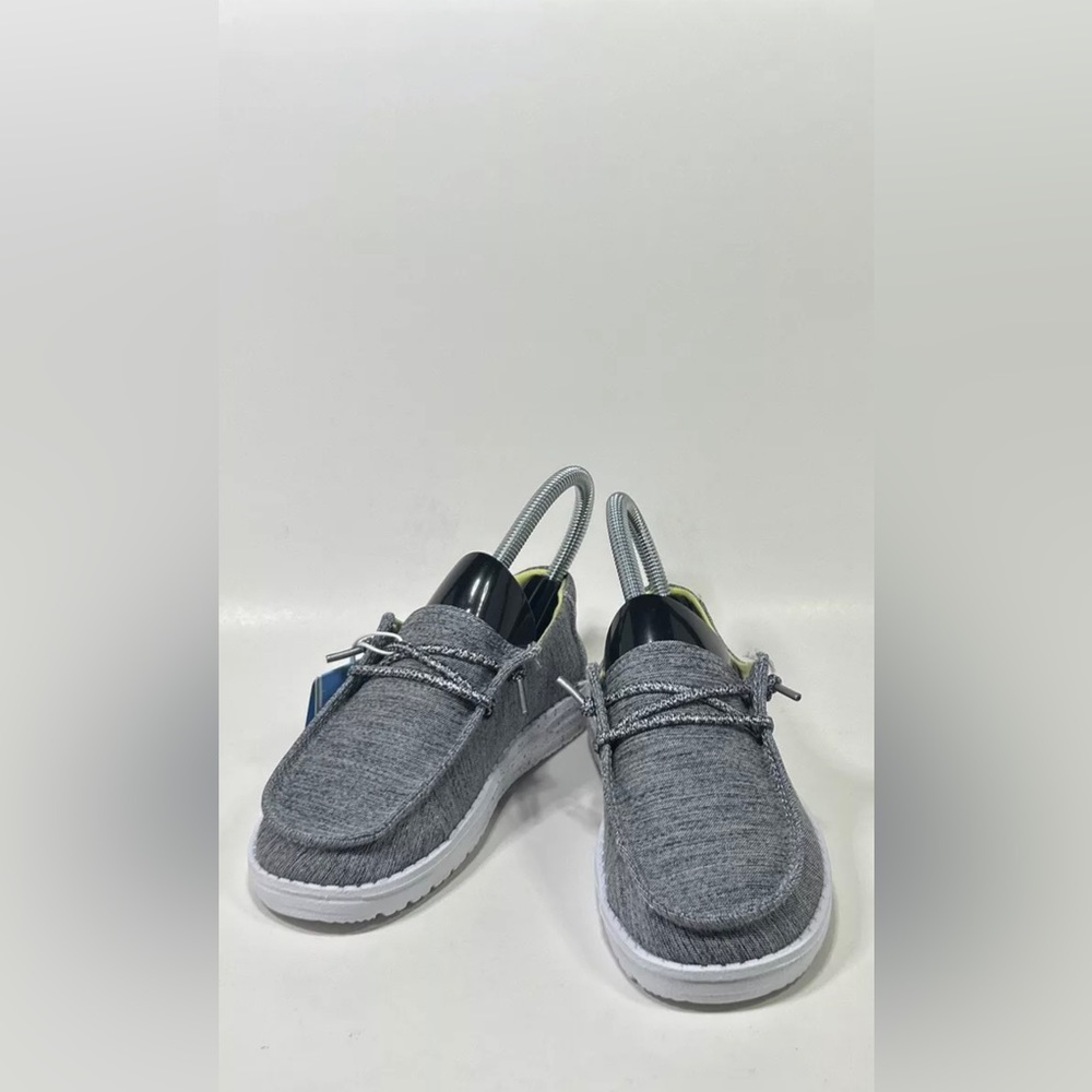 Size Y1 - Girls Hey Dude Wendy Youth Sparkle Night Slip-On Shoes 40099-0WK